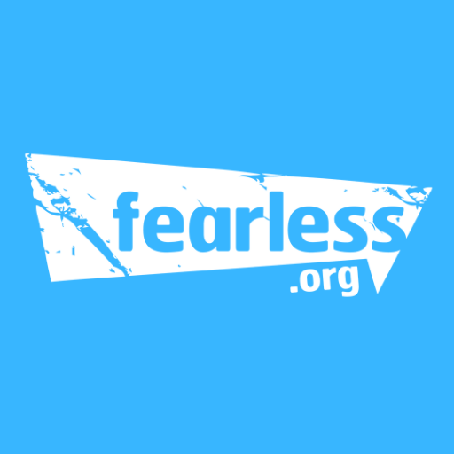 The logo for Fearless